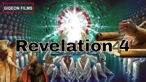 Revelations 4 niv - 4 After this I looked, and there before me was a door standing open in heaven. And the voice I had first heard speaking to me like a trumpet said, “Come up here, and I will show you what must take place after this.” 2 At once I was in the Spirit, and there before me was a throne in heaven with someone sitting on it. 3 And the one who sat ...
